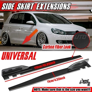 Extensions de jupes latérales, extensions d'ailes, séparateurs et spoiler pour VW Golf MK4 MK5 MK6 MK7 MK8, Passat, Jetta, Polo - Product Image 1