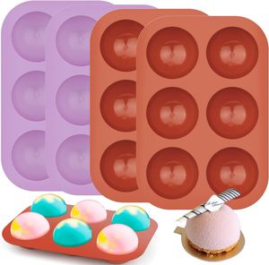 Molde para Hornear Pasteles, Molde de Silicona Semicircular para Chocolate, Hazlo Tú Mismo - Product Image 1