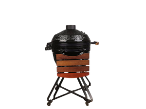 KIMSTONE 24 Inch Ceramic Charcoal Barbecue Fire Pit Cast Iron Barbecue Pizza Oven - Product Image 5