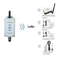 Capteur de température et d'humidité sans fil IoT LoRa pour l'agriculture en intérieur et en extérieur