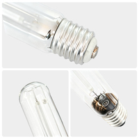 Ampoule au sodium haute pression Sanle 150W E40 T46 16000lm 2000K Verre transparent 18000 heures Remplacement pour éclairage public Garantie 1 an