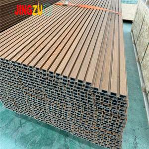 Revêtement mural extérieur en WPC, matériau de bardage amovible en plastique <span class=keywords><strong>imitation</strong></span> bois, panneau décoratif extérieur en PVC pour la décoration - Product Image 3
