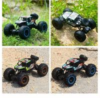 Camion tout-terrain télécommandé AiJH 2.4G 4 canaux avec câble USB - Prêt à rouler - Voiture RC tout-terrain