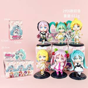 Muñecas de PVC figuras de acción dibujos animados lindo cantante <span class=keywords><strong>Miku</strong></span> cajas ciegas de moda colección decoración Mystery Boxe juguetes para niños - Product Image 3