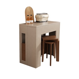 Hình chữ nhật mở rộng Bàn Ăn Phòng ăn màu xám bảng tiết kiệm không gian di chuyển bàn ăn hiện đại căn hộ Mesa de comedor - Product Image 6