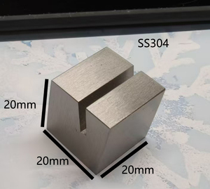 Etiqueta de Precio en Acero Inoxidable de 20 mm, Soporte para Etiquetas, Organizador de Escritorio, Base para Notas y Mensajes - Product Image 1
