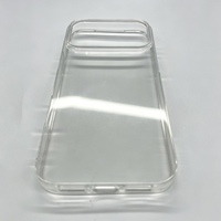 Coque transparente en TPU ultra-claire pour iPhone 17, protection transparente à bords droits, mettez votre iPhone en valeur, vente en gros usine