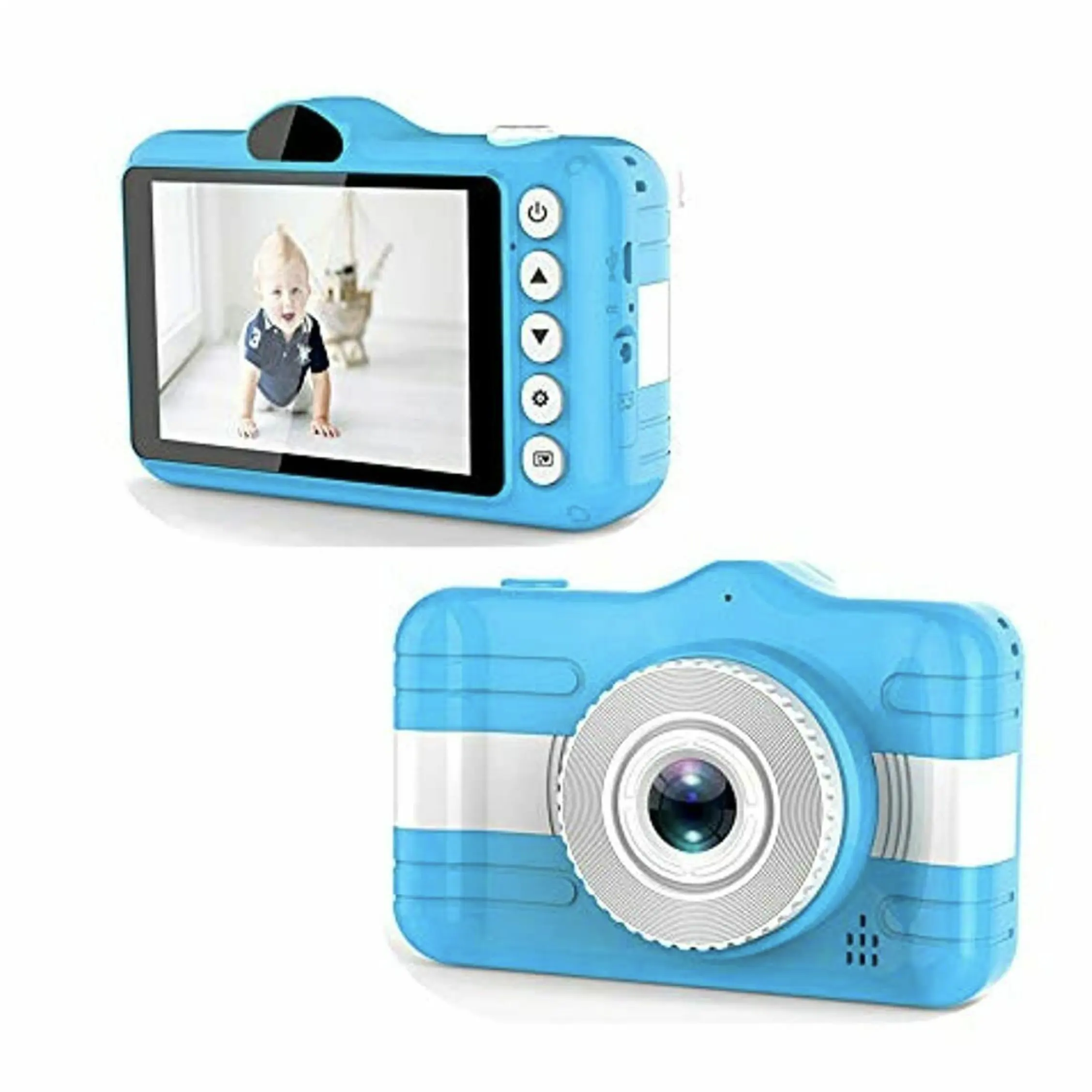 3.5 इंच पूर्ण HD X600 1080P बच्चों बच्चों मिनी डिजिटल कैमरा सामने और रियर कैमरा 32GB मेमोरी कार्ड camcorder के लिए 3-10 साल पुराने