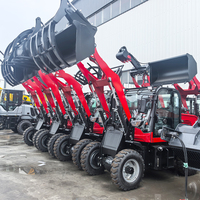 Beliebter CE EPA Teleskop-Diesel-Radlader mit Hydraulischer Hebefunktion für Raues Gelände und Baumaterialien-Markt