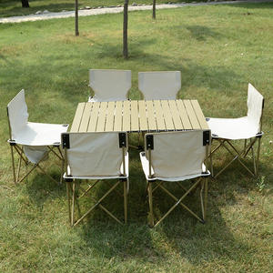 Besoins en plein air expérience polyvalente salle à manger parfaite barbecue fête Portable <span class=keywords><strong>pliable</strong></span> pliant Camping pique-nique <span class=keywords><strong>Table</strong></span> chaise ensemble - Product Image 3