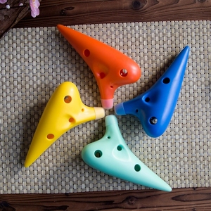 High Quality Shockproof 12-Hole AC Resin Ocarina Portable For School <b>Music</b> Class - Product Image 1