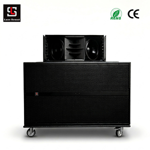Sistema de <span class=keywords><strong>Altavoces</strong></span> <span class=keywords><strong>Activos</strong></span> de Doble Canal de 21 Pulgadas y 6000 W, <span class=keywords><strong>Altavoces</strong></span> Profesionales para Conciertos al Aire Libre - Product Image 1