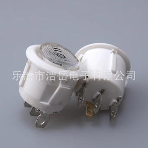 Interruptor Basculante Redondo Iluminado You Kcd1-105 de 20 mm, 3 Posiciones (Encendido-Apagado-Apagado), Terminal de Soldadura, Carcasa de Nailon, Uso Industrial - Product Image 3