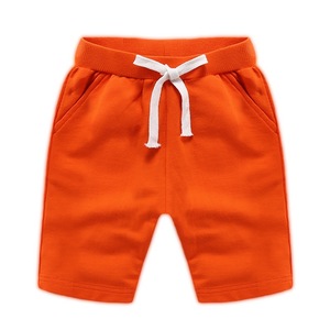 Shorts d'été personnalisés en gros pour enfants, doux et confortables, 100 % coton, couleur unie, pour bébés garçons - Product Image 5