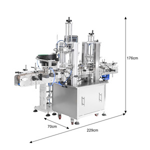 Machine de bouchage automatique avec convoyeur à bande et alimentateur vibrant pour ligne de remplissage de bouteilles d'eau, de jus et de cosmétiques - Product Image 3