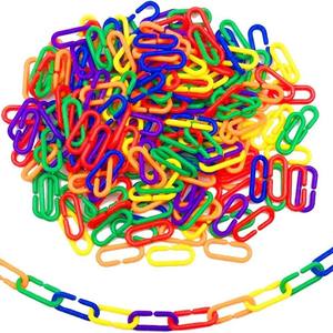 Vogelverhaal Milieuvriendelijk Plastic Vogel Baars Speelgoed C-Clips Haken Kettingschakels Voor Suikerzweefvliegtuig Rat Papegaai Kleine Huisdier Kauw Schommel - Product Image 1