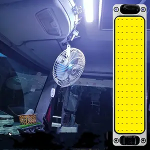 12-24V 108LED COB רכב קריאת אורות אוניברסלי רכב משאית כיפת פנים קריאת מנורת בהירות גבוהה בקתת גג פנל אור