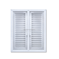 Fenêtres PVC économiques pour maison, fenêtre de ventilation de cuisine, fenêtre de salle de bain en PVC/UPVC