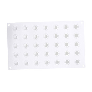 Round Mousse Cake Silicone Mold 35 Cavity With Rimmed Edges For French Dessert Chocolate DIY - Product Image 5