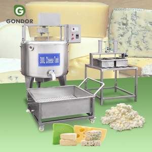 全自動500リットルプレスチーズ製造機設備価格 リコッタ・コテージチーズ製造用 - Product Image 1