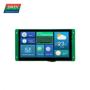 7 inch 800*480 Pixels Resolution 262K Colors TN TFT LCD Display HMI Capacitive Touch Including IO UART CAN AD and PWM EKT070A