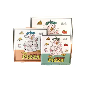 环保产品2023定制带标志的披萨饭盒