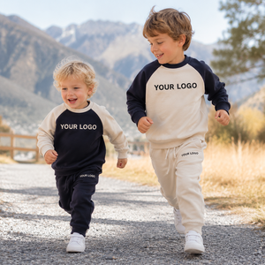 Ensembles de survêtements 2 pièces épais pour tout-petits garçons – <span class=keywords><strong>Sweat</strong></span>-shirts à manches longues pour enfants – Collection automne-hiver - Product Image 3