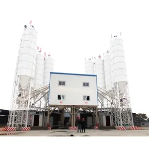 SINOMADA Official Mobile Concrete Batching Plant HZS60VG, Chinese 60 m3/h