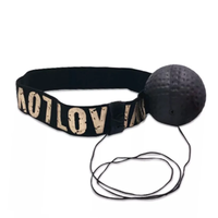 Ballon de boxe réflexe pour entraînement de vitesse et de réflexe, avec barre de spinning pour boxe