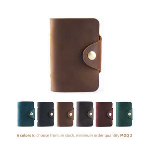 Portacarte portacarte portamonete portamonete portamonete portafoglio Custom Custom Custom manicetta per carte portafoglio da uomo in vera pelle - Product Image 4