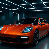 Vinilo Autoadhesivo para Automóviles Superbrillante Metálico Naranja Paisley de 5 Pies x 60 Pies, PET TPU PPF, que Cambia de Color, Fabricante de Guangzhou