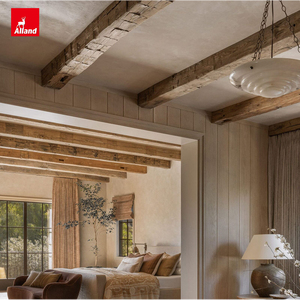 Poutres de <span class=keywords><strong>plafond</strong></span> en <span class=keywords><strong>bois</strong></span> de cèdre texturé, taillées à la main, de style ancien, de haute qualité, pour salon, provenant de la ferme historique Alland Old World. - Product Image 4