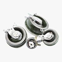 Potenciómetro de Disco de Resistencia Variable RXNE BC1 de Amplio Rango 1-1K, con Núcleo Cerámico y Cable Enrollado, Conexiones Combinadas, Tolerancia del 10%, 25W-500W