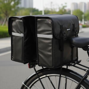 Borsa Posteriore per Bicicletta da 25L, Grande Capacità, Portapacchi per Esterni, Borse per Ciclismo <span class=keywords><strong>MTB</strong></span> e Bici da Strada, Doppia Borsa Laterale - Product Image 2