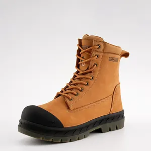 CSA認定防水安全作業服作業靴ハイトップコンポジットグラスファイバートゥラップ労働保護靴