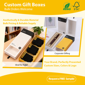 Eco-friendly Marrone Bianco Nero <span class=keywords><strong>Scatola</strong></span> di Confezionamento di Carta Kraft in Stock Slide Contenitore di Contenitore di Contenitore di Imballaggio fai da te - Product Image 4