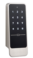 Serrure de cabinet à code temporisé Ttlock, application mobile pour ouvrir le casier, alliage de zinc, acier, portes en bois, carte M1 pour données cloud