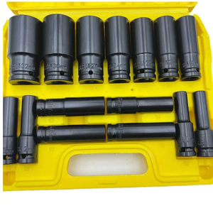 OEM Tùy Chỉnh 15Pcs 78Mm Dài Không Khí Gia Đình Tác Động Ổ Cắm Thiết Lập 1/2 "Sâu Với Tay Nguồn Điện Công Cụ Bộ - Product Image 3