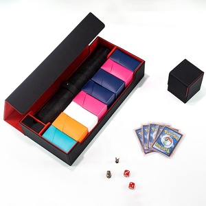 Premium 550+ Large Size Deck & Game Accessories Box Dustproof Matt Texture PVC Free Card Deck Box for OCG Collectors