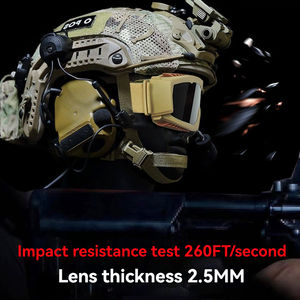 पेशेवर निर्माता विंडब्रेक एंटी-फॉग ध्रुवीकृत शूटिंग गोगल आउटडोर उपकरण आउटडोर आईवियर प्रबलित एल्स्टाक बैंड - Product Image 3