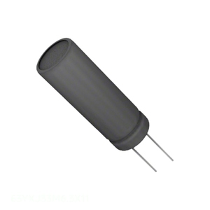 ตัวเก็บประจุแบบรูผ่านรู33 uF 20% 63V 63YXJ33M6.3X11รัศมี th 33 uF ของแท้ - Product Image 1