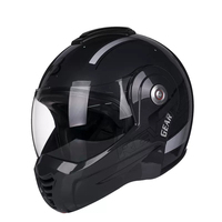 702 casque de moto vélo électrique intégral HD lentilles anti-buée bouches d'aération réglables casque de course de moto