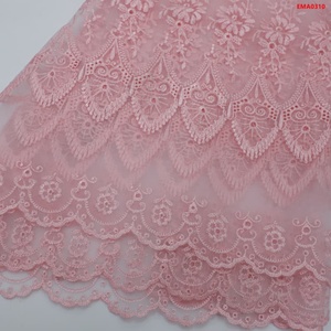 Tessuto in <span class=keywords><strong>Organza</strong></span> Ricamato Personalizzato 3M, Pizzo in Tulle <span class=keywords><strong>Organza</strong></span>, Tessuto in Pizzo Guipure Kuipur - Product Image 1