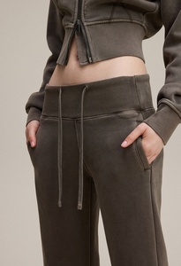 <span class=keywords><strong>Pantaloni</strong></span> Invernali LuxeRoll a Gamba Larga, Slim <span class=keywords><strong>Fit</strong></span>, Casual per <span class=keywords><strong>Donna</strong></span>, 400G Cotone Lavato, Vita Elastica - Product Image 2