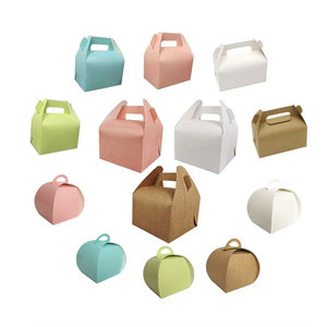 Cajas de Papel para Pasteles Blancas Plegables con Asa, Resistentes y Aptas para Alimentos, para Pastelería, Galletas, Cafeterías y Venta al por Mayor - Product Image 5