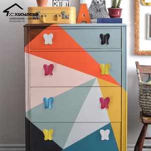 Bouton d'armoire décoratif en forme de papillon pour commode de cuisine chambre salon ou entrepôt poignée de tiroir de meubles - Product Image 5