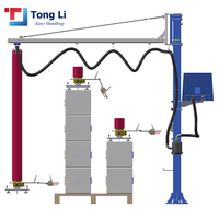 Lève-charge télescopique industriel à ventouse simple, pompe à haut débit, capacité 200 kg, pour sacs et feuilles, commande verticale par poignée, CE