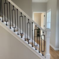 Forgé ornemental balustrade en fer forgé
