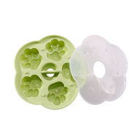 Boîtes à lunch de démoulage faciles de patte de chat de luxe pour les nourrissons boîte de congélation en Silicone de qualité maternelle boîte de conservation nocive sans saveur