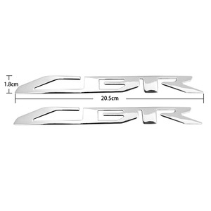 Pegatina de Goma PVC 3D de Primera Calidad XYRACING para <span class=keywords><strong>CBR</strong></span> 600RR 1000RR 300R 250R <span class=keywords><strong>650F</strong></span> 500R CBR600 F4i (20.5x1.8cm) - Product Image 5